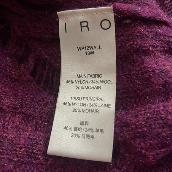 I R O Paris - Grunge, slouchy & distressed v-neck sweater - size - medium - Picture 4 of 9
